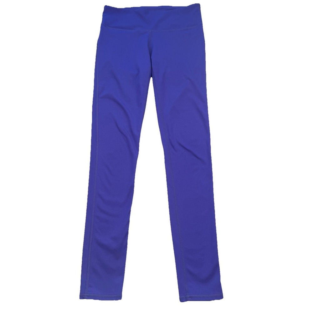 Fabletics Women's High Rise Ankle Yoga Leggings Elastic Waist Purple Medium